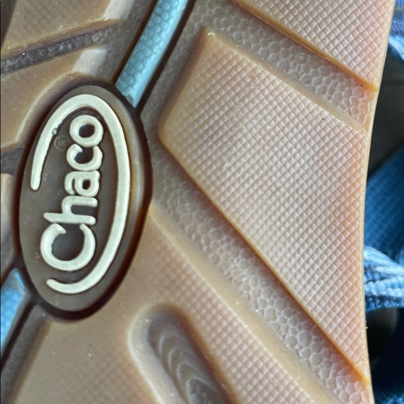 Blue Patterned Sandals - Picture 2 of 4